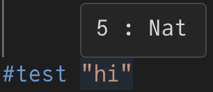 Hover now shows information for the number `5`
